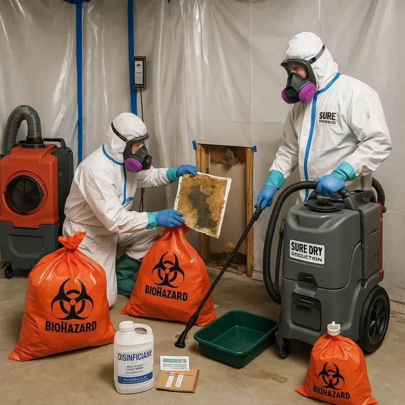 Contaminated Water Handling Protocols process in McRae, GA